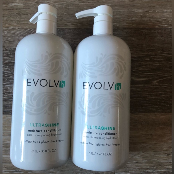 2 Evolvh Ultrashine Moisture Conditioner, 33.8 oz. 2-Pack. - Picture 1 of 2